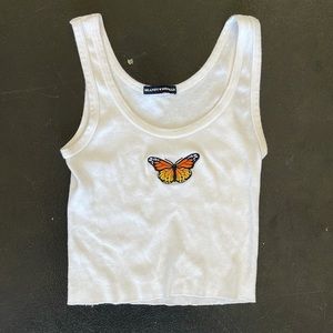 Brandy Melville Sheena Butterfly Tank Top